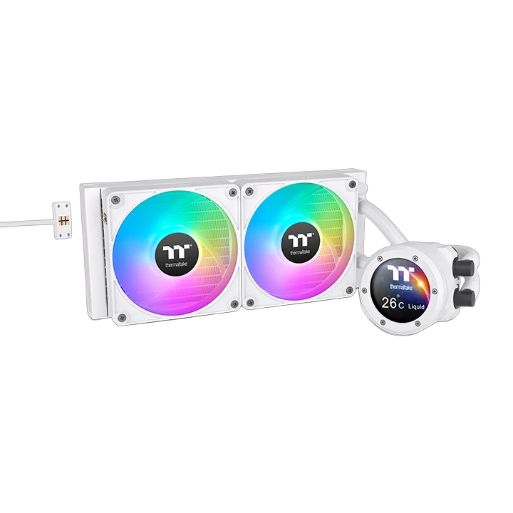 Thermaltake TH280 V2 Ultra EX ARGB Sync All-In-One Liquid Cooler - Snow Edition